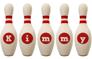 Kimmy bowling-pin logo