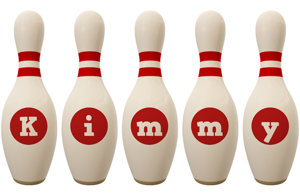 Kimmy bowling-pin logo