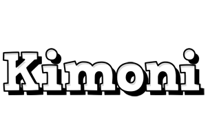 Kimoni snowing logo