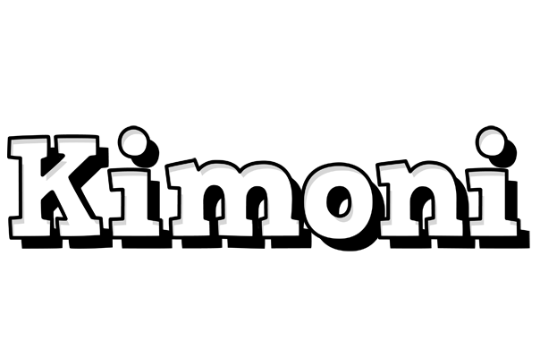 Kimoni snowing logo