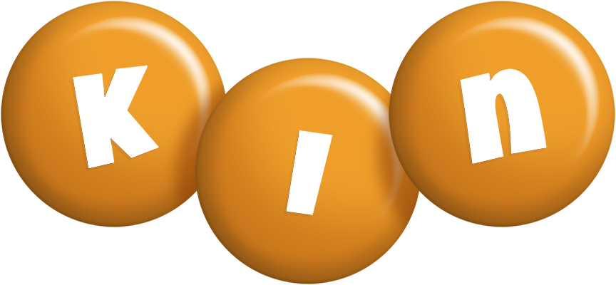 Kin candy-orange logo