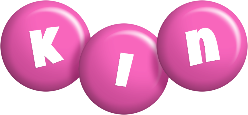 Kin candy-pink logo