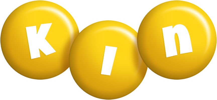Kin candy-yellow logo