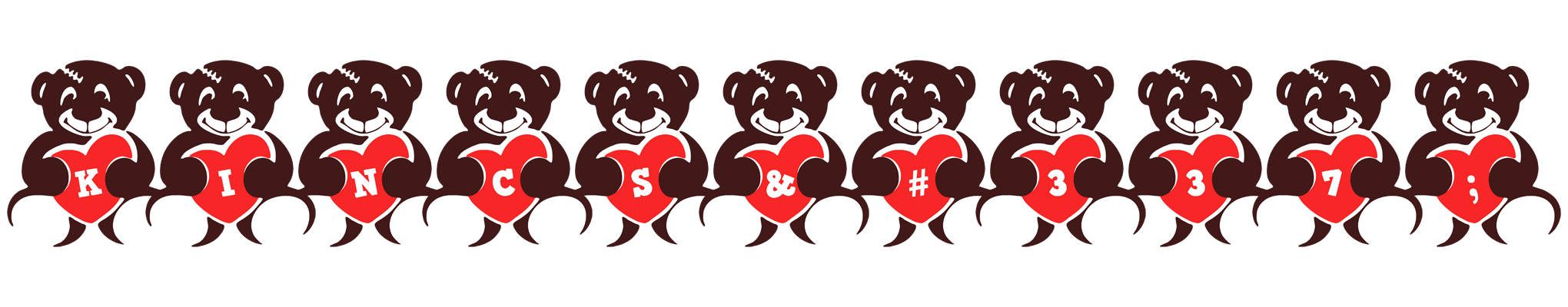 Kincső bear logo