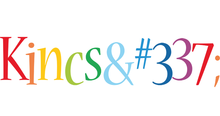 Kincső birthday logo