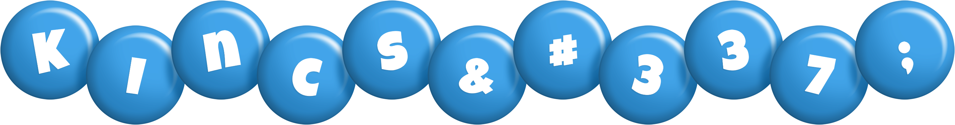 Kincső candy-blue logo