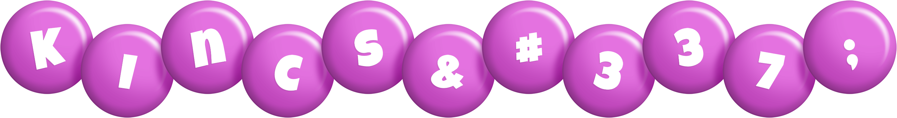 Kincső candy-purple logo
