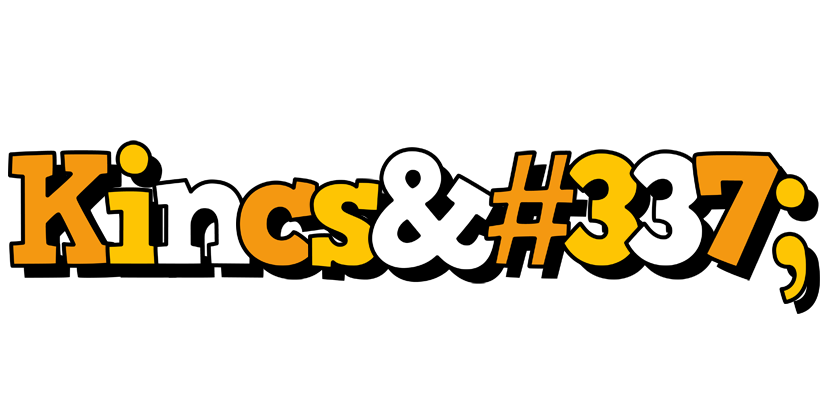 Kincső cartoon logo