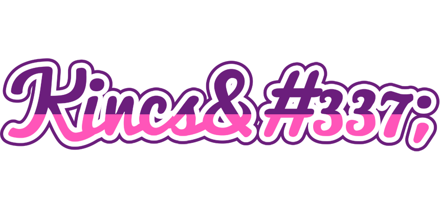 Kincső cheerful logo