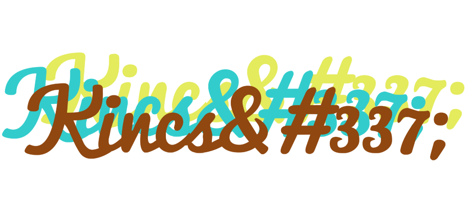 Kincső cupcake logo