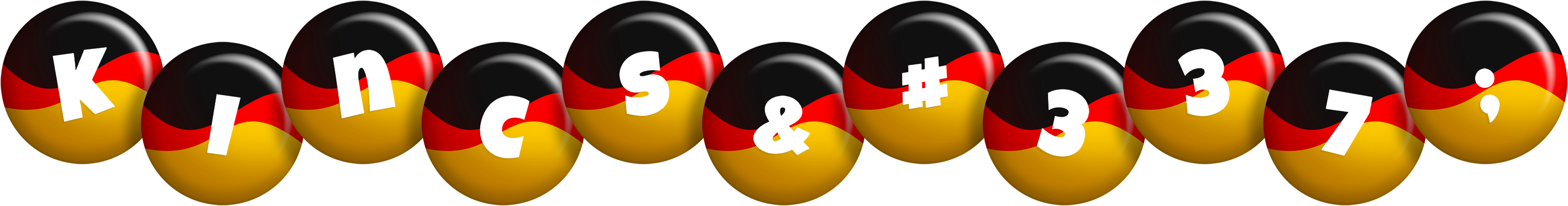 Kincső german logo