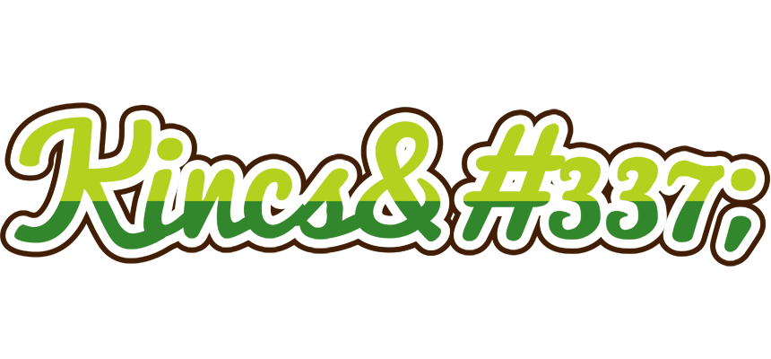 Kincső golfing logo