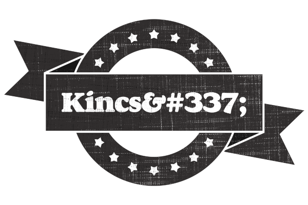 Kincső grunge logo