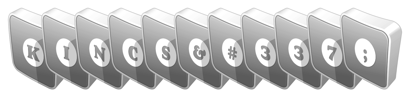 Kincső silver logo