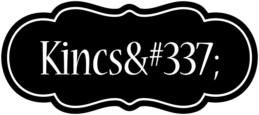 Kincső welcome logo