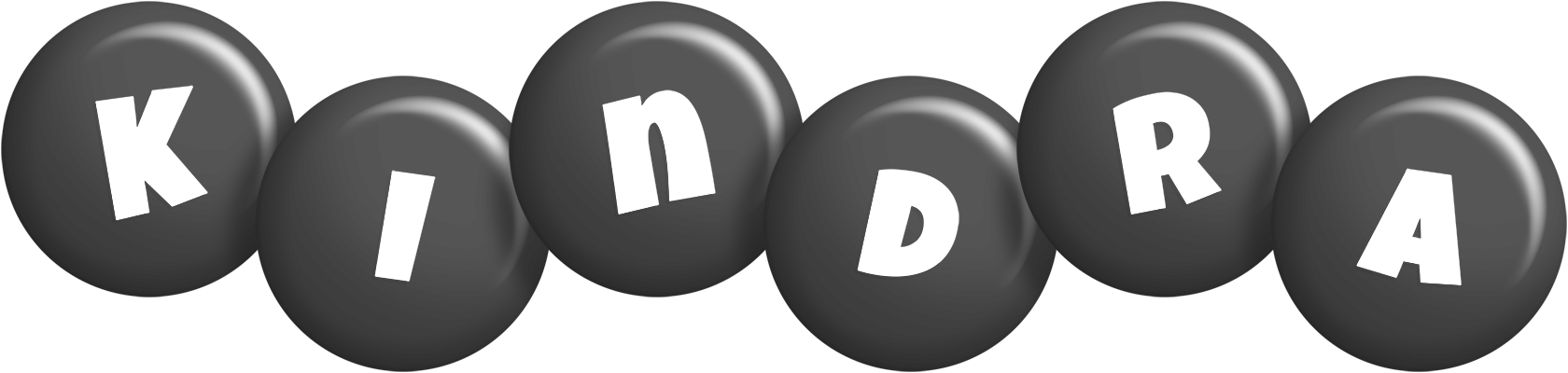 Kindra candy-black logo