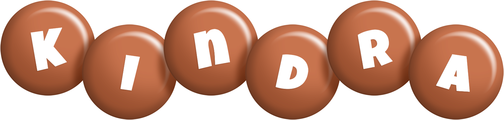 Kindra candy-brown logo