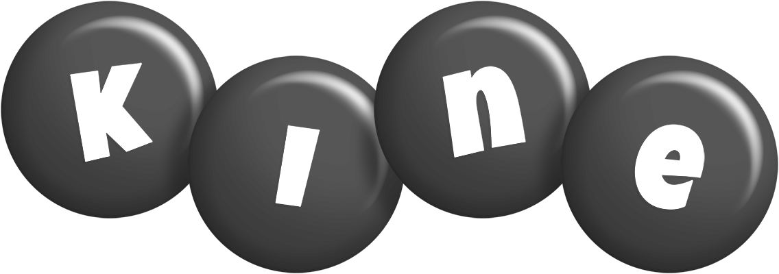 Kine candy-black logo