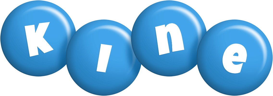 Kine candy-blue logo