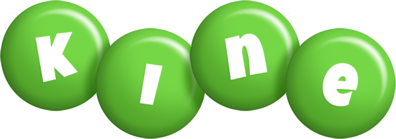 Kine candy-green logo