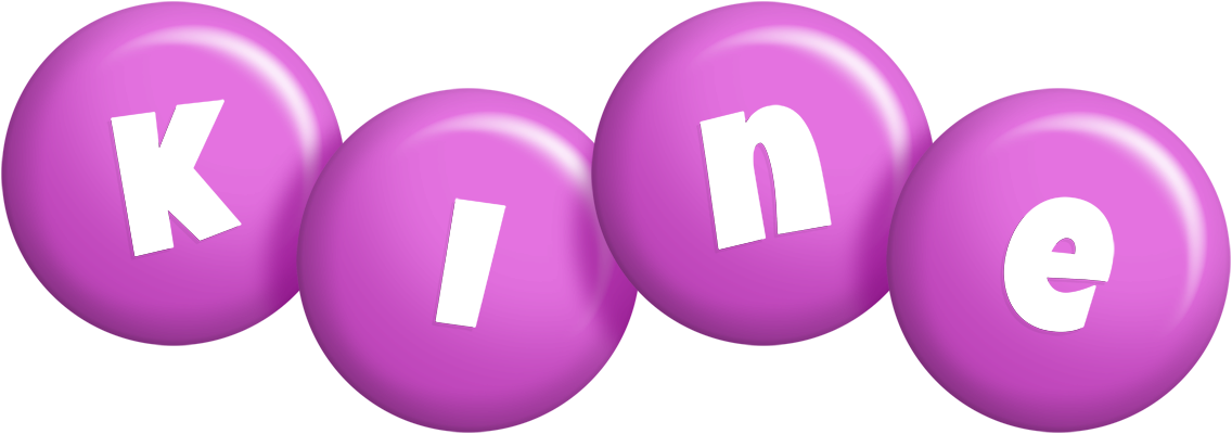 Kine candy-purple logo