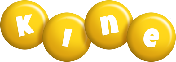 Kine candy-yellow logo