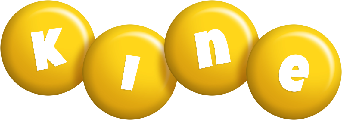 Kine candy-yellow logo