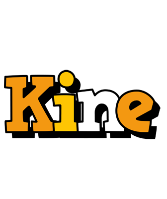 Kine cartoon logo