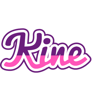 Kine cheerful logo