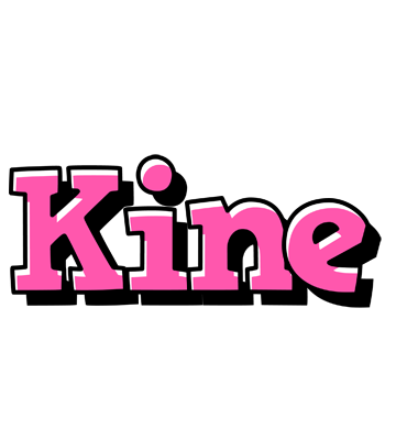 Kine girlish logo