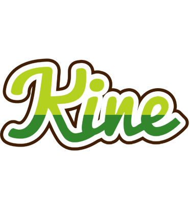 Kine golfing logo