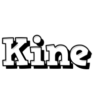 Kine snowing logo