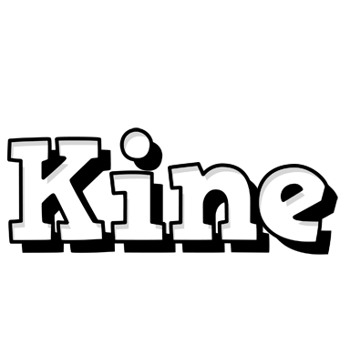 Kine snowing logo