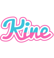 Kine woman logo