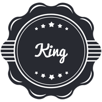 King badge logo