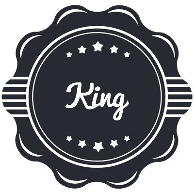 King badge logo