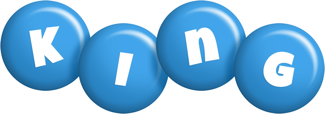 King candy-blue logo