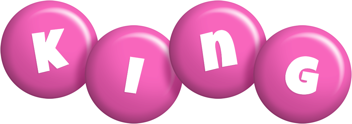 King candy-pink logo