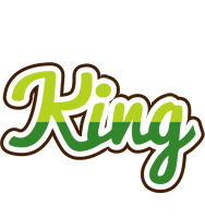 King golfing logo