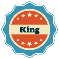 King labels logo