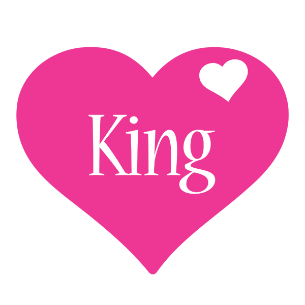 King love-heart logo