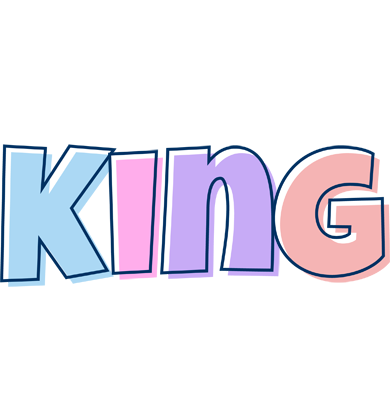 King pastel logo
