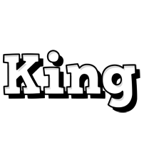 King snowing logo