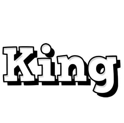 King snowing logo