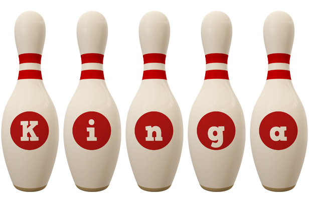 Kinga bowling-pin logo