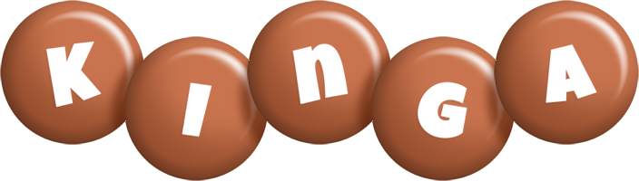 Kinga candy-brown logo