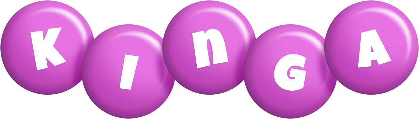 Kinga candy-purple logo