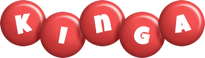 Kinga candy-red logo