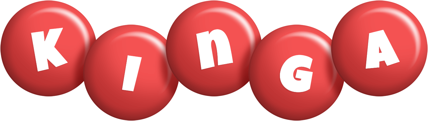 Kinga candy-red logo