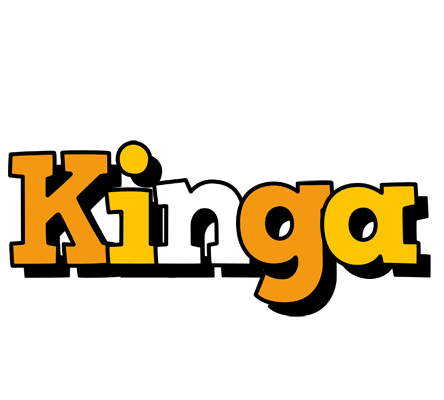 Kinga cartoon logo